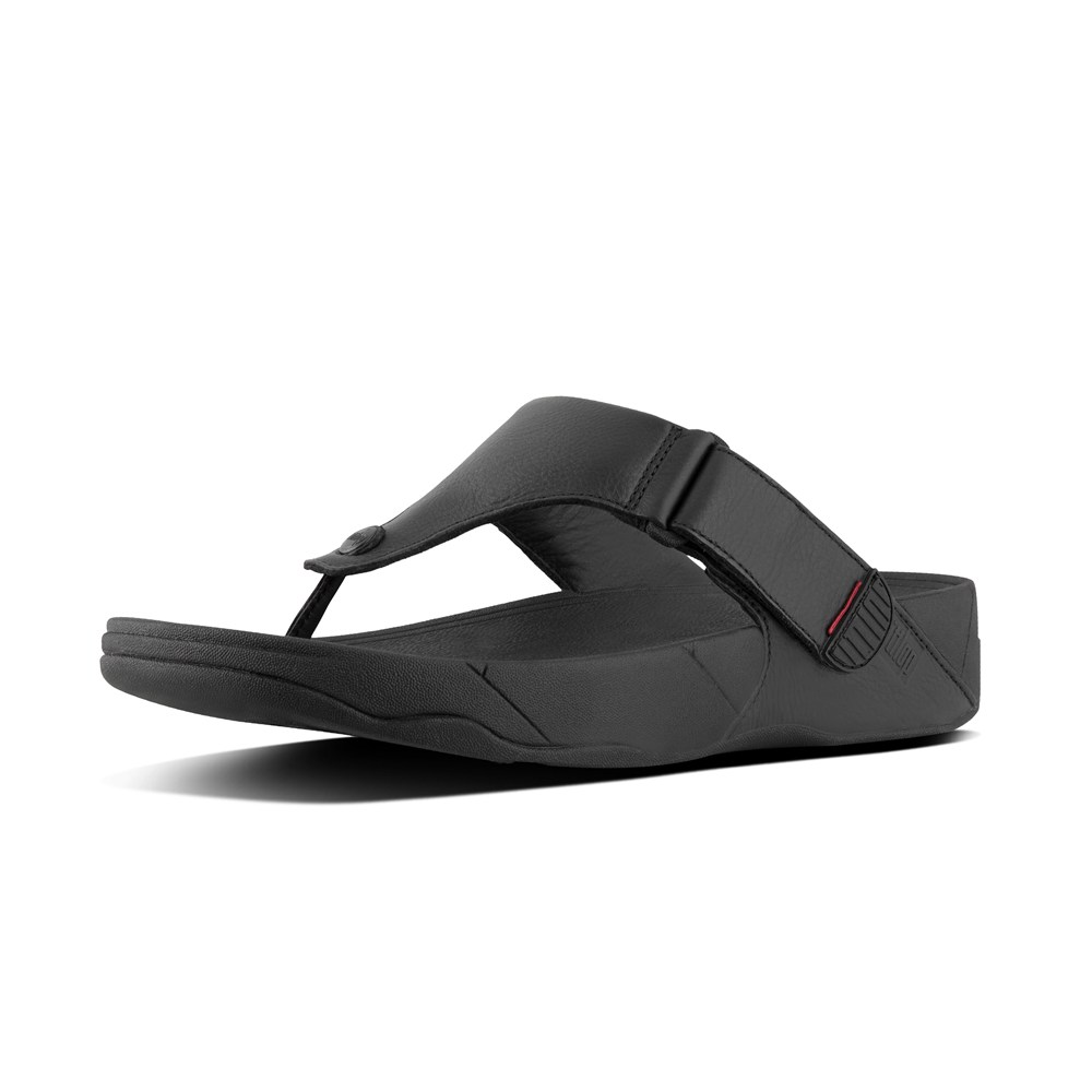 Fitflop South Africa - Fitflop Mens Trakk Ii Leather Toe-post - Fitflop